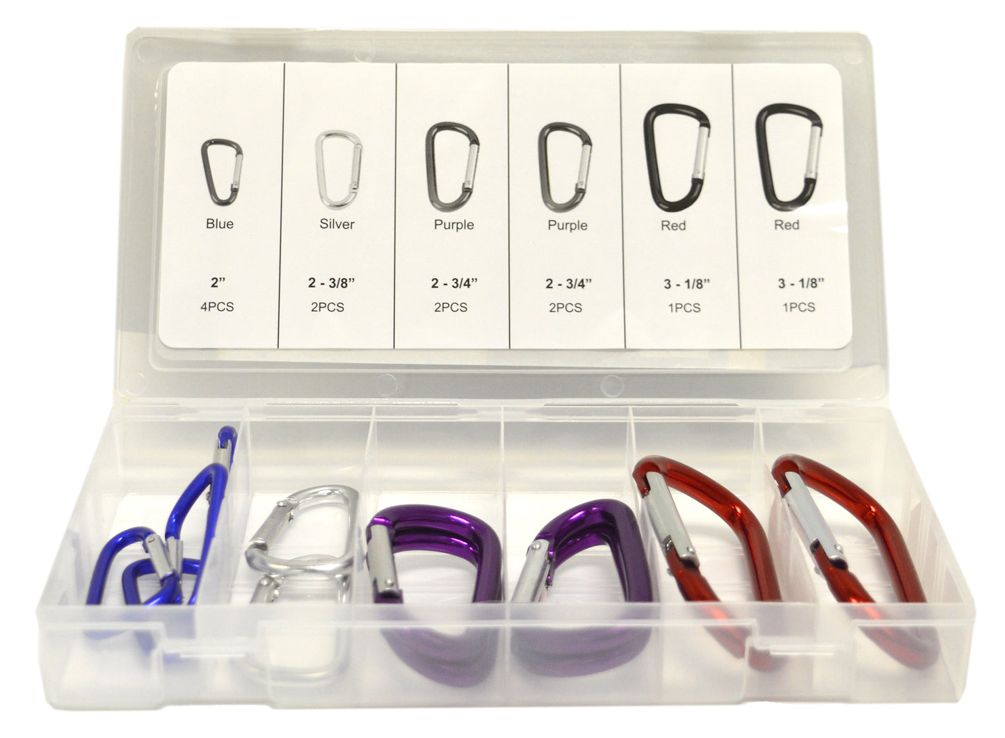 Aluminum D-Ring Assortment