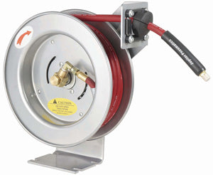 Heavy Duty Auto Rewind Hose Reel 1/4" HOSE DIA. 35' HOSE LENGTH
