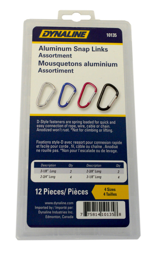 Aluminum D-Ring Assortment