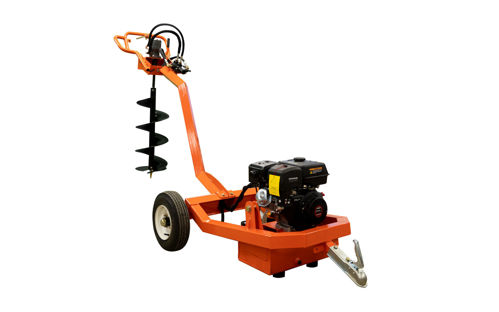 Picture of Hydraulic Post Hole Digger 9HP with 5 Size Bits