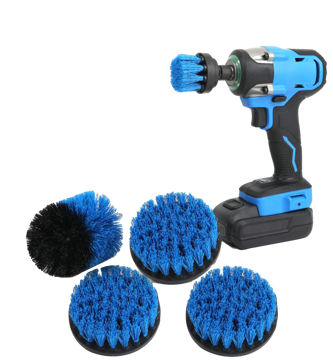 Picture of Drill Brushes Set 5 pcs- Blue Table